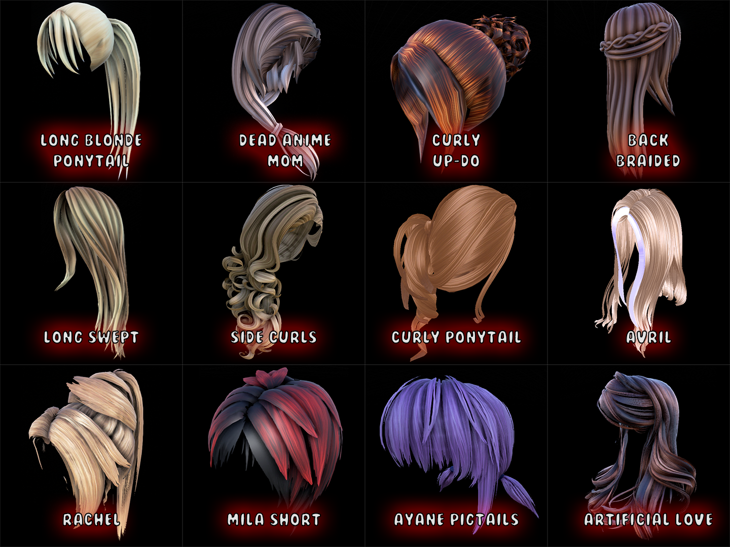 Cute Hair Mod (Great for Role Play Servers!) - General Discussion - ARK