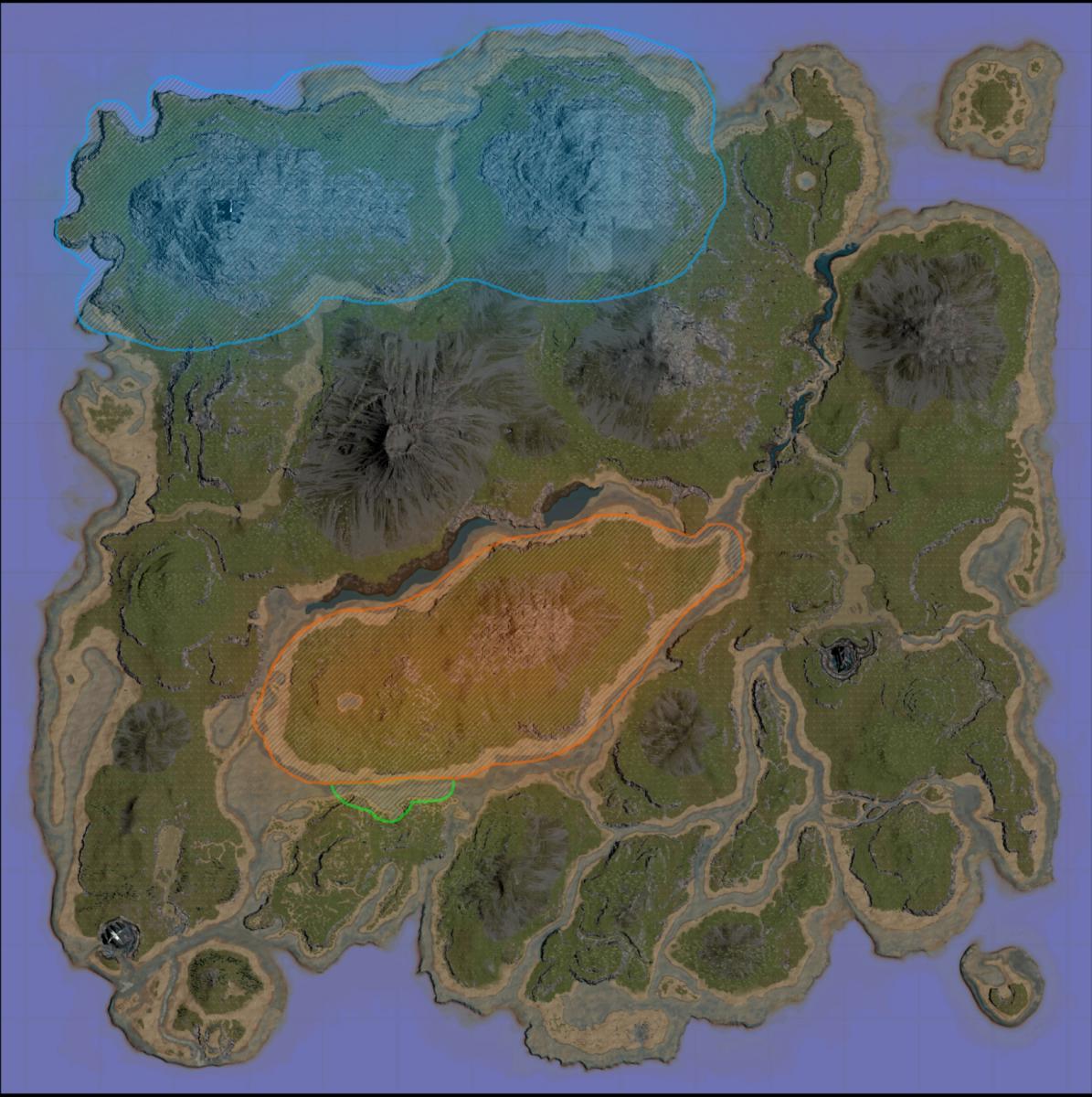 Map Of The Island Ark Maping Resources