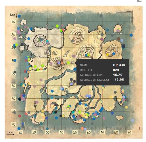 Ark Ragnarok Dino Spawn Map Maps Catalog Online