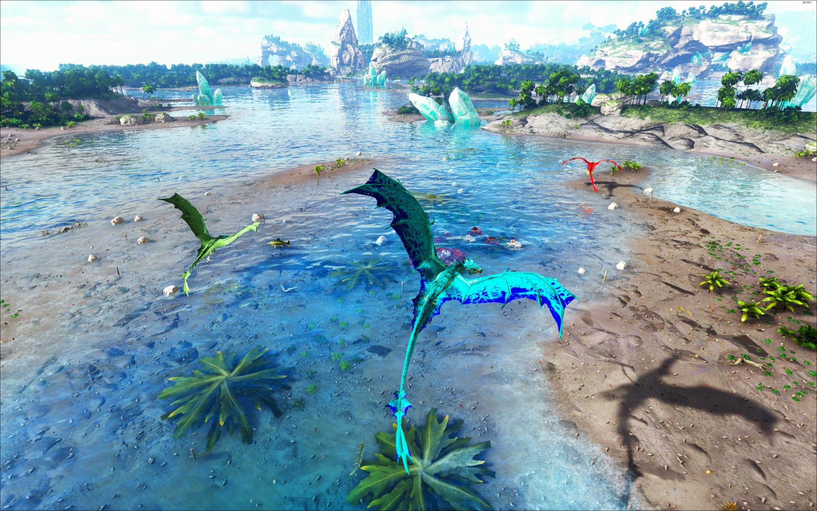 Ark survival evolved карта crystal isles