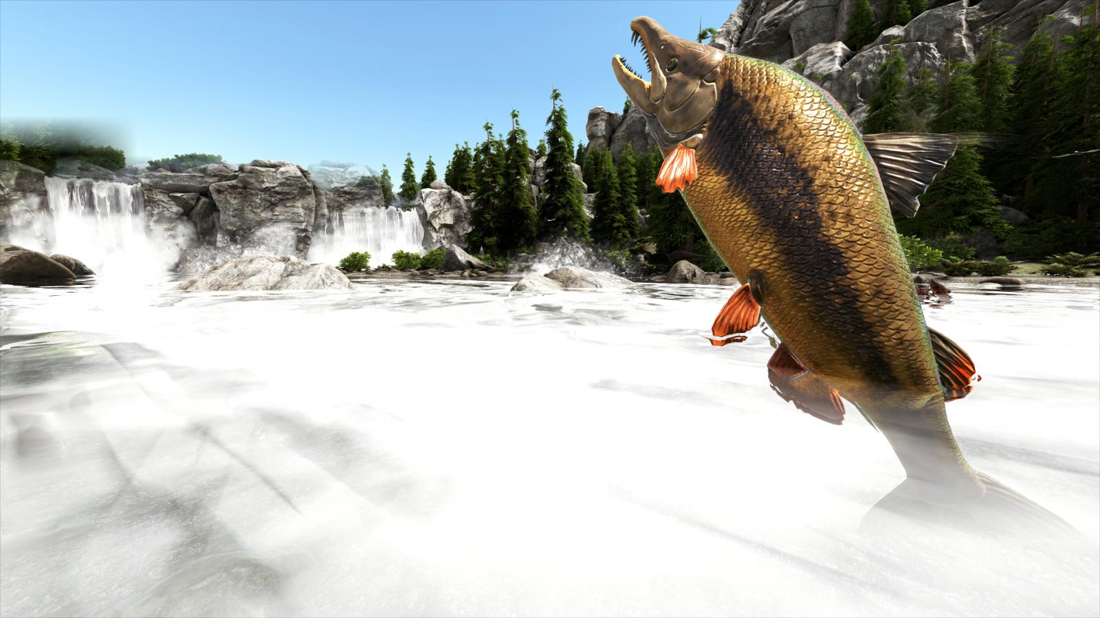 Norlinri - Jumping salmon - Super Resolution.jpg - Official Media - ARK ...